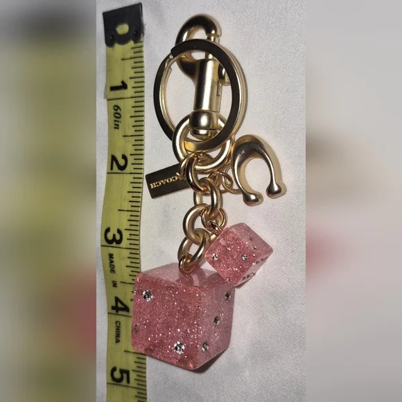 NWOT Coach Dice Cluster Bag Charm/ Keychain - Picture 6 of 9